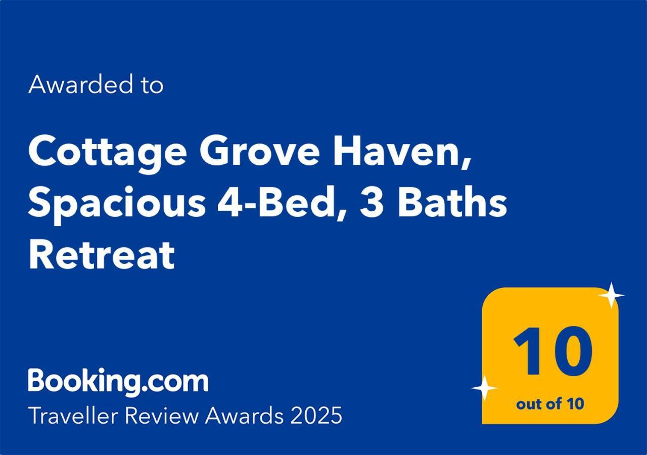Cottage Grove Haven, Spacious 4-Bed, 3 Baths Retreat ภายนอก รูปภาพ